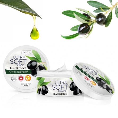 Face & Body Cream BLACK OLIVE & Vitamins Intensively Moisturizing Dry Skin 200ml - Picture 1 of 3