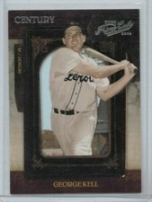 2008 Playoff Prime Cuts George Kell Century Silver Base #'ed 01/25