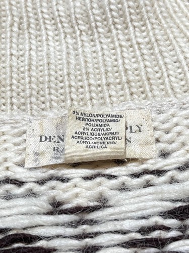 Ralph Lauren Denim & Supply Alpaca Wool Nordic Aztec Knit Cardigan Men's Size XS - Picture 10 of 12