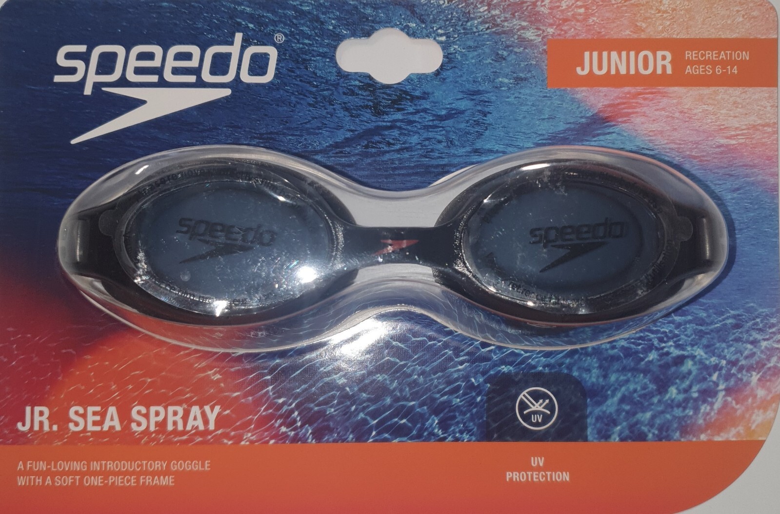Speedo 006 Junior Sea Spray Black/Black for Ages 6-14