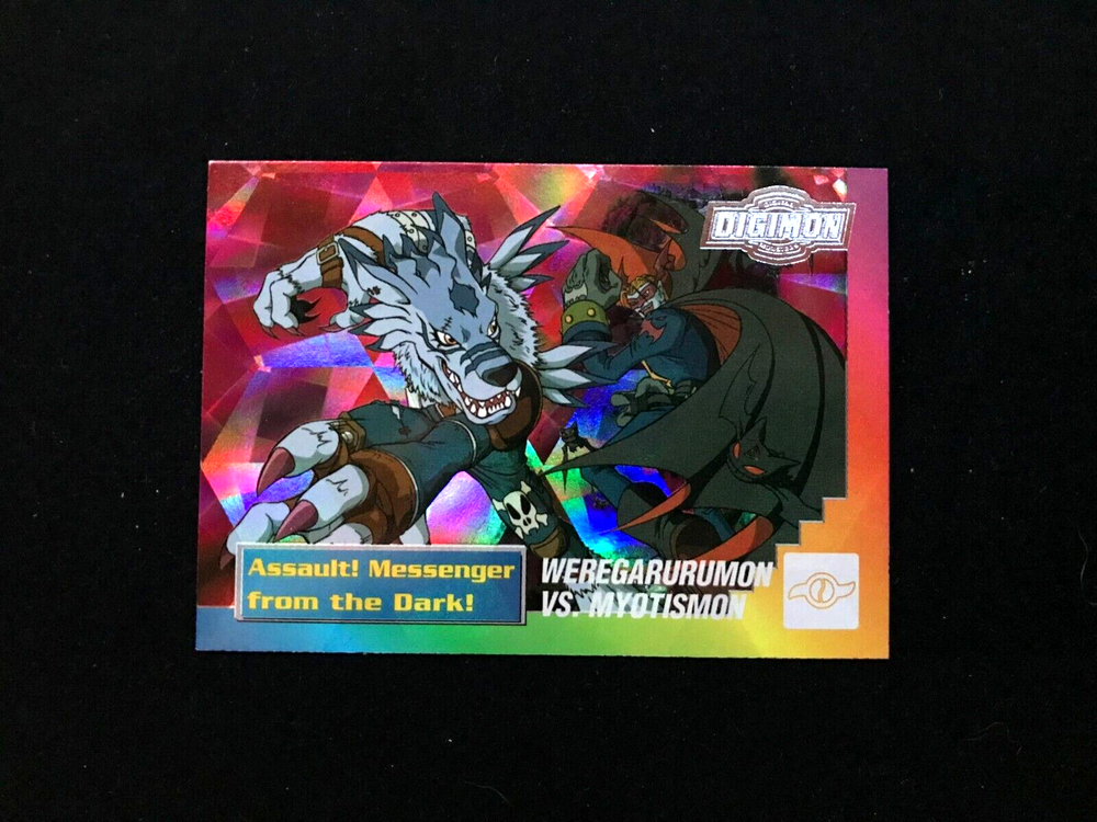 WereGarurumon vs Myotismon 32 of 32 | Digimon 2000 | Animated Series 2 | Holo NM