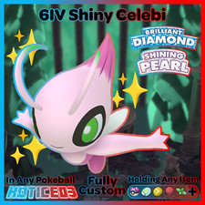 CELEBI 6IV Mythical 🚀 Pokemon Brilliant Diamond and Shining Pearl Battle Ready