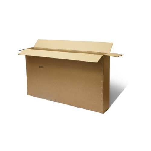 TV Removal Box Large Cardboard Transport Storage Shipping Postal 60-67 Inches Kupowanie bomb, nowość