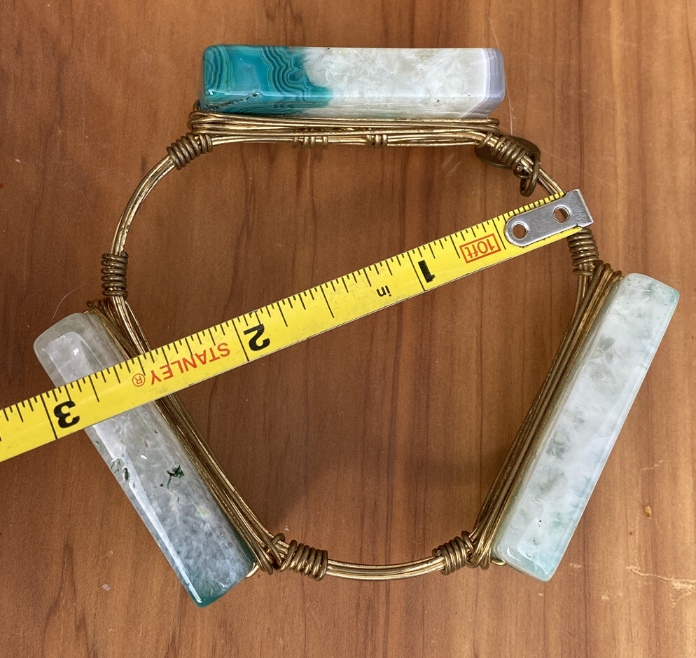 Gorgeous Statement Bourbon Boweties Chunky Agate … - image 5