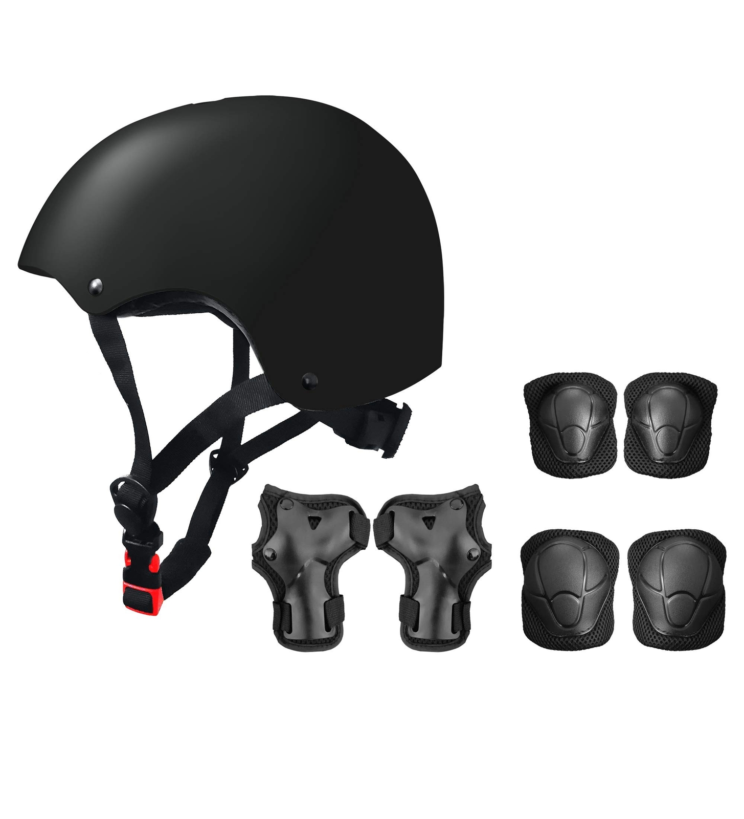 Kids Skateboard Bike Helmet Pads Set Protective Gear from Rude Boyz