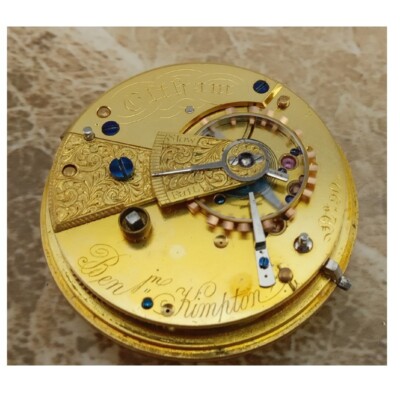Ben Kimpton of Eltham KW Wind 16S Fusee Taschenuhrwerk 1880 GWO