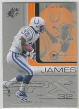 2001 SPx #38 Edgerrin James Indianapolis Colts HOF Miami