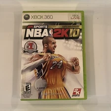 2k Sports- NBA 2K10 (Microsoft Xbox 360, 2009) Kobe Bryant Lakers Cover