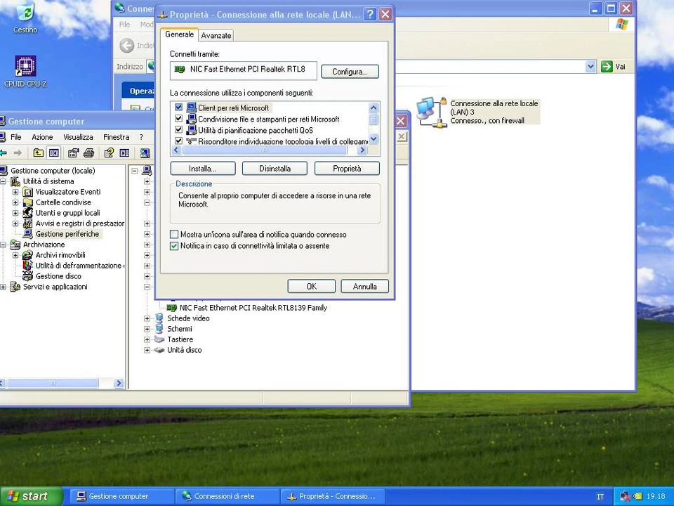 Scheda di rete NIC Fast Ethernet PCI Realtek RTL8139 Family - Immagine 4 di 4