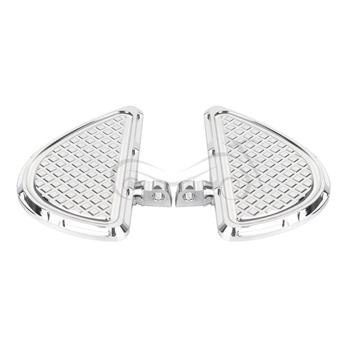 CNC Cut Passenger Floorboards For Harley Touring Road King Street Glide Softail - Foto 12 di 16