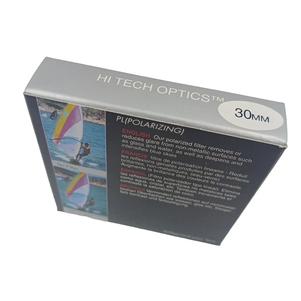 Hi Tech Optics 30mm PL Filter Titanium Ultra Thin Multi Coated High Quality NOS - Image 3 of 4