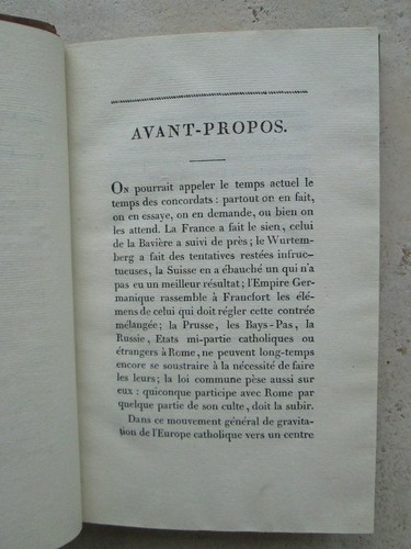DUFOUR DE PRADT : LES QUATRE CONCORDATS, 1818/1820 + observations. 5 vol. - Picture 3 of 20