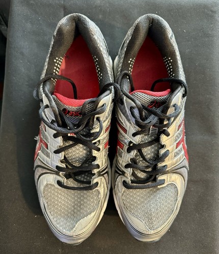 Asics Gel Kayano-18 Running Shoes Men's T200N Lightning/Flame/Black size 11 US - Picture 5 of 14