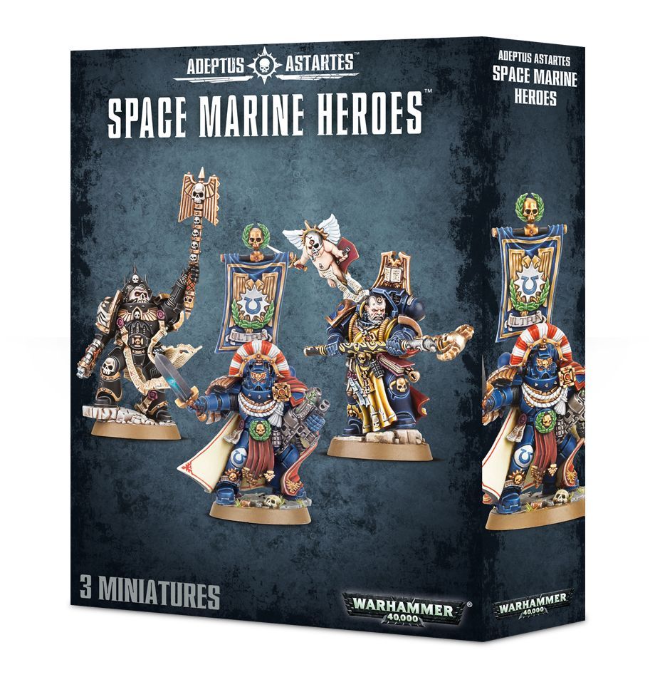 Warhammer 40K Space Marines Heroes box Nuovo Warhammer 40K Space Marines Heroes box Nuovo