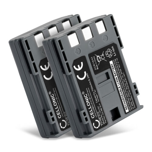 2 x batterie pour batterie de rechange Canon LEGRIA HF R106 VIXIA HV20 PowerShot S30 (700mAh) - Photo 1/6