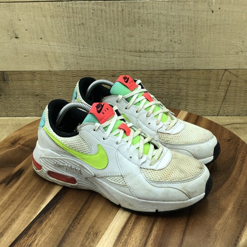 Nike Womens Air Max Excee CW5606-100 White Lace Up Low Top Running Shoes Size 8 | eBay