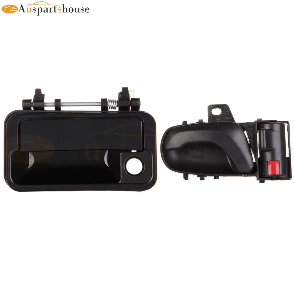 For Chevy Sprint Pontiac Firefly 89-94 2x Front Left Door Handles Interior Outer Foto 2 de 4