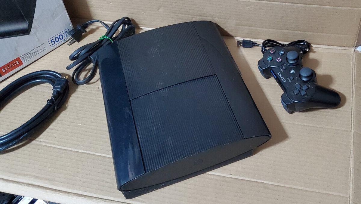 playstation3 本体 Sony PlayStation 3 PS3 Super Slim Console Bundle CECH-4301C