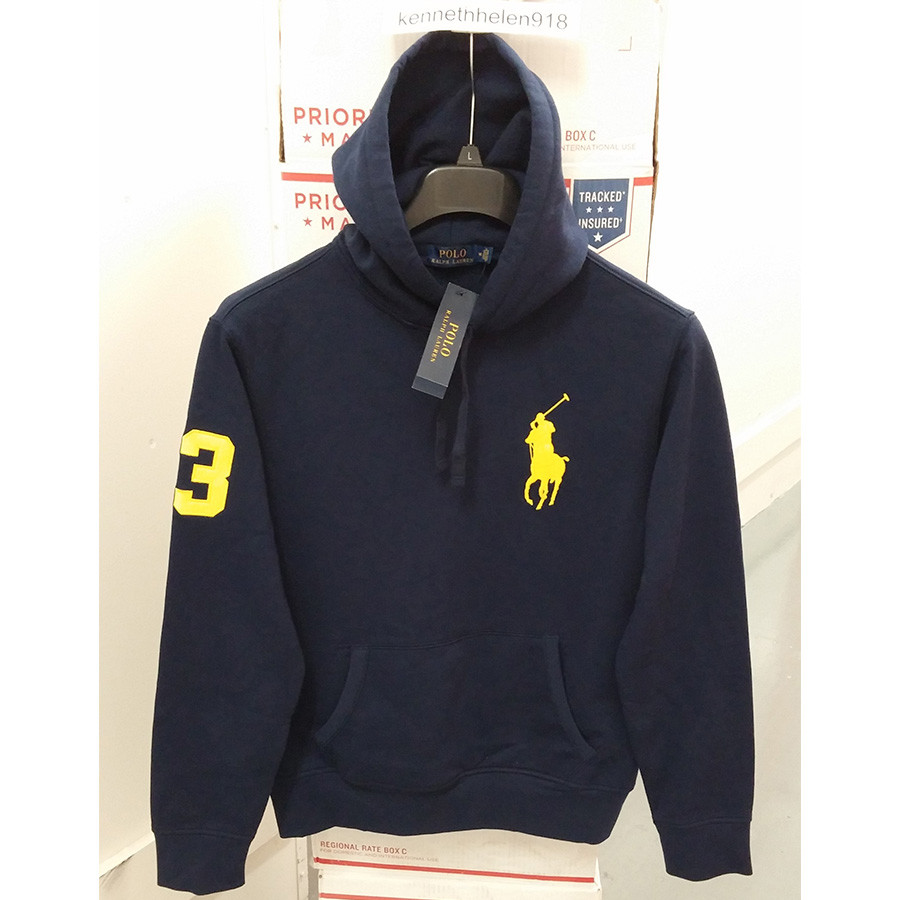 送料関税込☆POLO RALPH LAUREN THE RL FLEECE BIG PONY HOODIE Big Pony Fleece Hoodie