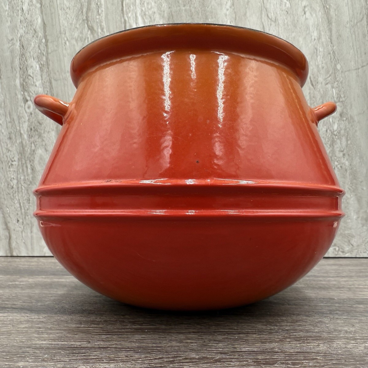 ヴィンテージ DESCOWARE BELGIUM Flame Bean Pot