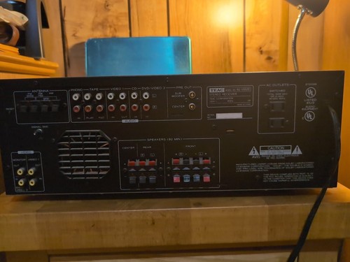 TEAC AG-V8520 Audio/Video Surround Receiver, Tested Bundled Remote Missing Knob - Picture 9 of 12