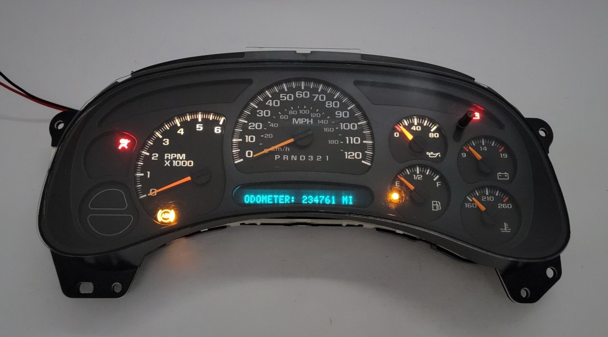 Silverado Instrument Cluster Rebuilt Instrument Cluster For 2005-2006 ...