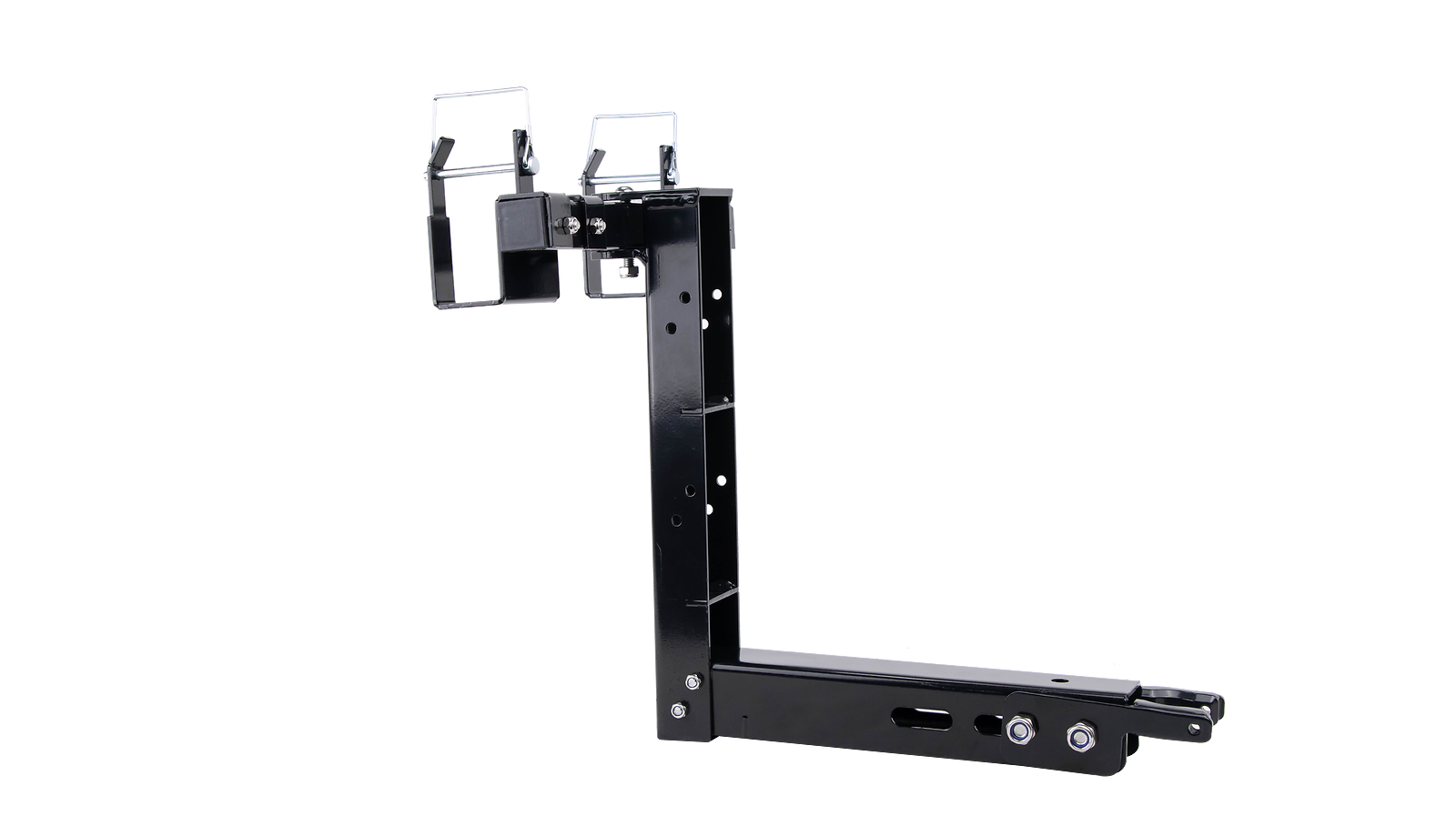 Wheeled Trash Can Hauler Transporter Hitch Ball Mounted Garbage Towing