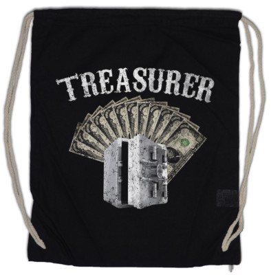 TREASURER PATCH Turnbeutel Live MC To Ride Biker SAMCRO Rocker Club SOA 1%