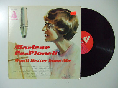 Marlene VerPlanck    You'd Better Love - Disco Vinile 33 Giri LP Album USA 1977 