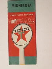 Texaco Road Map of Minnesota 1957