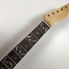 Maple Guitar neck 22 fret reaplce 25.5 inch Rosewood real inlay Gloss