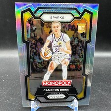 Cameron Brink Rookie Silver Prizm 2024 Panini Prizm Monopoly WNBA #39 Sparks