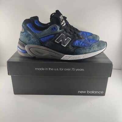   gebrauchte New Balance M990PL2 Wildleder schwarz ABDECKUNG Made in US 10,5 UK 10 EU 44,5  