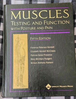 Muscles: Testing and Function with Posture and Pain (5th Edition) - Kendall + CD