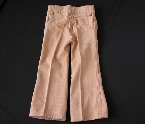 Vtg Billy The Kid 1970s Peach Pants Sz 5 Scovill Zipper - Picture 2 of 5