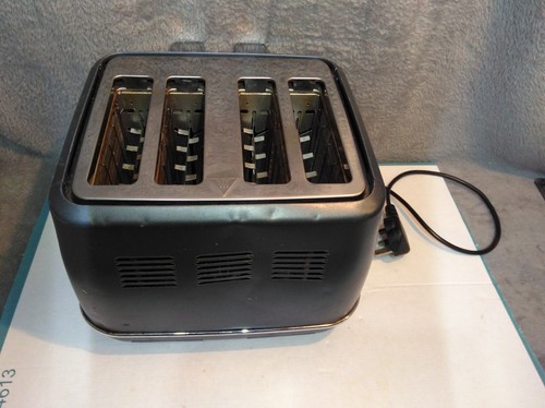 Morphy Richards Evoke Premium 4-Slice Toaster Steel Blue Working WELL USED WORN - Picture 11 of 24
