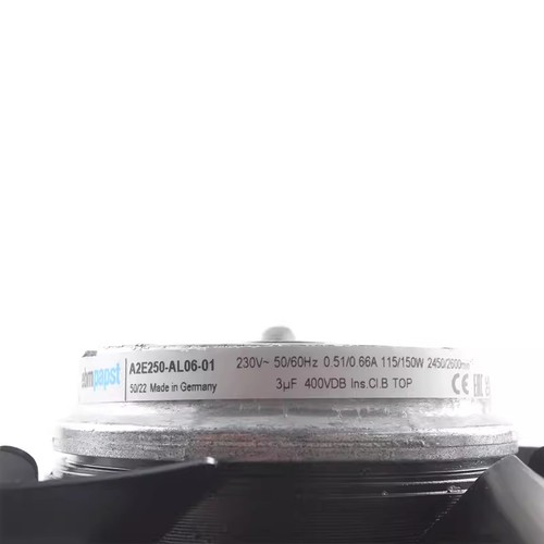 Fan A2E250-AL06-01 Axial Fan AC 230V 0.51A 115150W φ250MM Cooling Fan - Afbeelding 3 van 4