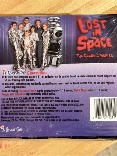 1997 Lost in Space Classic Series Trading Card Box SIGILLATO 36 confezioni inchiostri - Foto 4 di 5