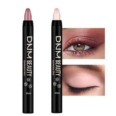 evpct 2Pcs Cream Eyeshadow Sticks Set for Eyes Waterproof, Sand Rose Shimmer ...