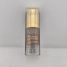 IMAN Luxury Concealing Foundation 0.5 oz - EARTH 3 - NIB Sealed Paraben Free