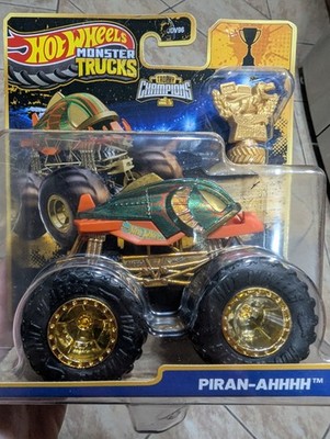 Mattel Hot Wheels Metal Monster Truck Piran-ahhhh Champion Collection 