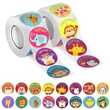 1000 PCS Teacher Stickers for Kids - 16 Specialized Designs Multicolor
