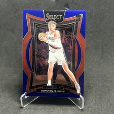 2024-25 Panini Select - Concourse Donovan Clingan #69 Blue Prizm (RC)