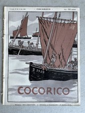 Henri RIVIÈRE lithographie Revue cocorico 1900 Mucha Bretagne Marine Douarnenez