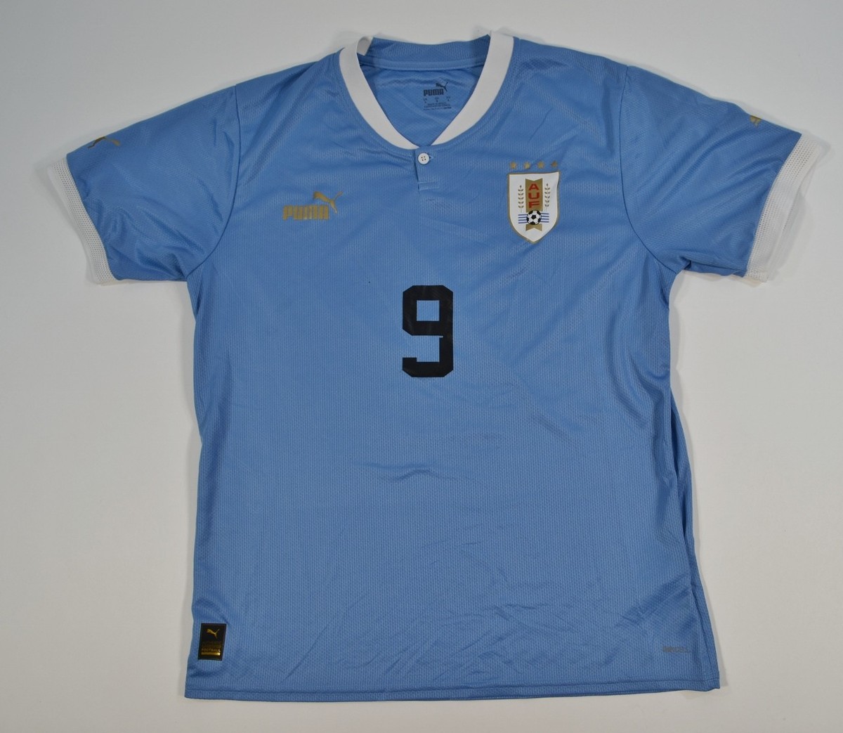 Luis Suarez Uruguay Puma #9 Drycell Authentic Football