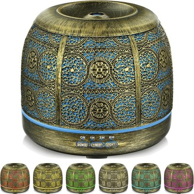 Eleganter 500ml Aroma Diffuser -  für Zuhause und Yoga mit Farbwechsel