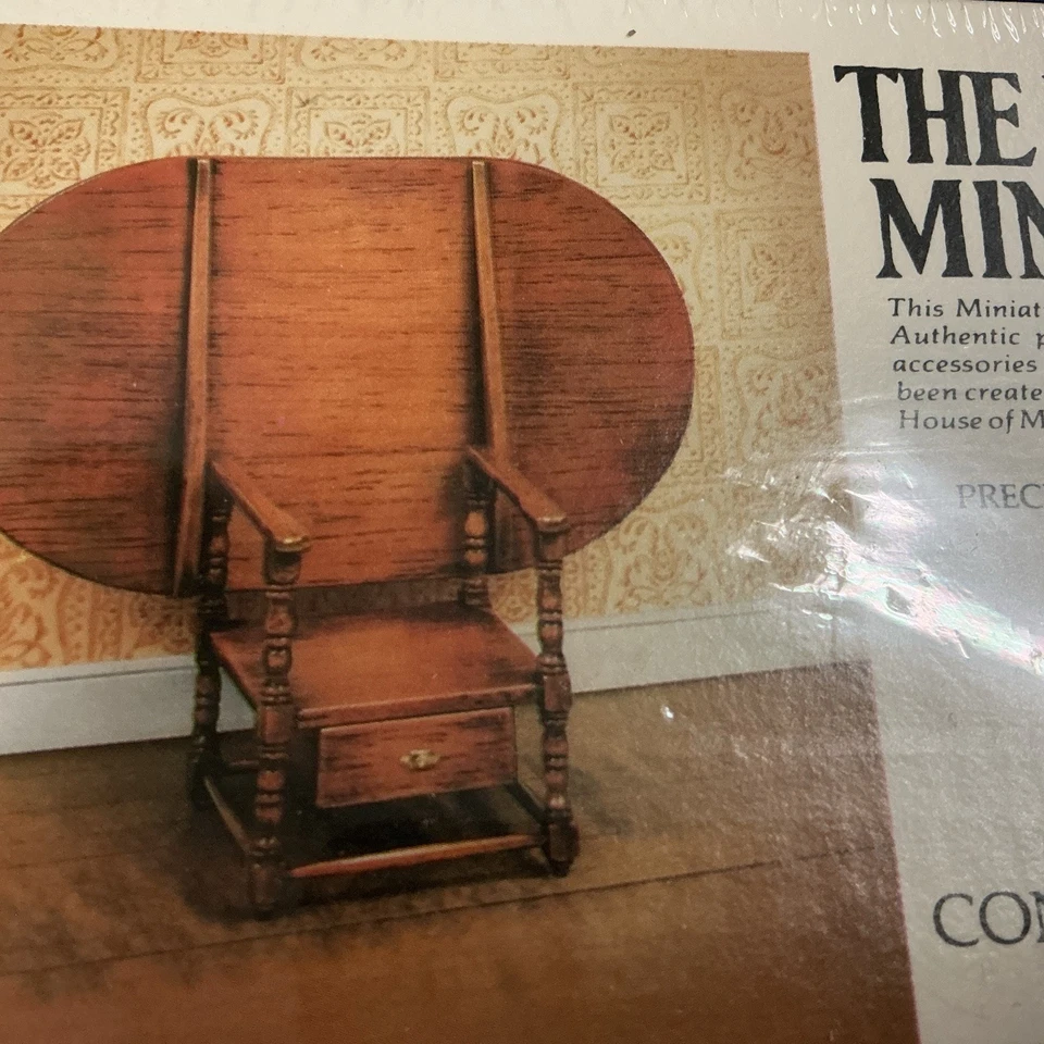 The House of Miniatures 40075 ~ Mesa Silla ~ Circa 1700-1725 ~ NUEVO SELLADO Foto 3 de 4