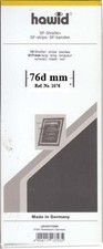 10 Hawid Stamp Mount Black Strips 76mm Larger Commemorative Issues/Block of 4, 6