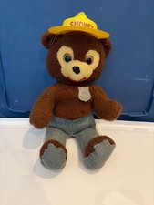 Collectible Large Smokey the Bear Plush with Yellow Hat