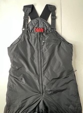 Yamaha Vintage Black Snowmobile Bibs Overalls Mens Size Medium Tall
